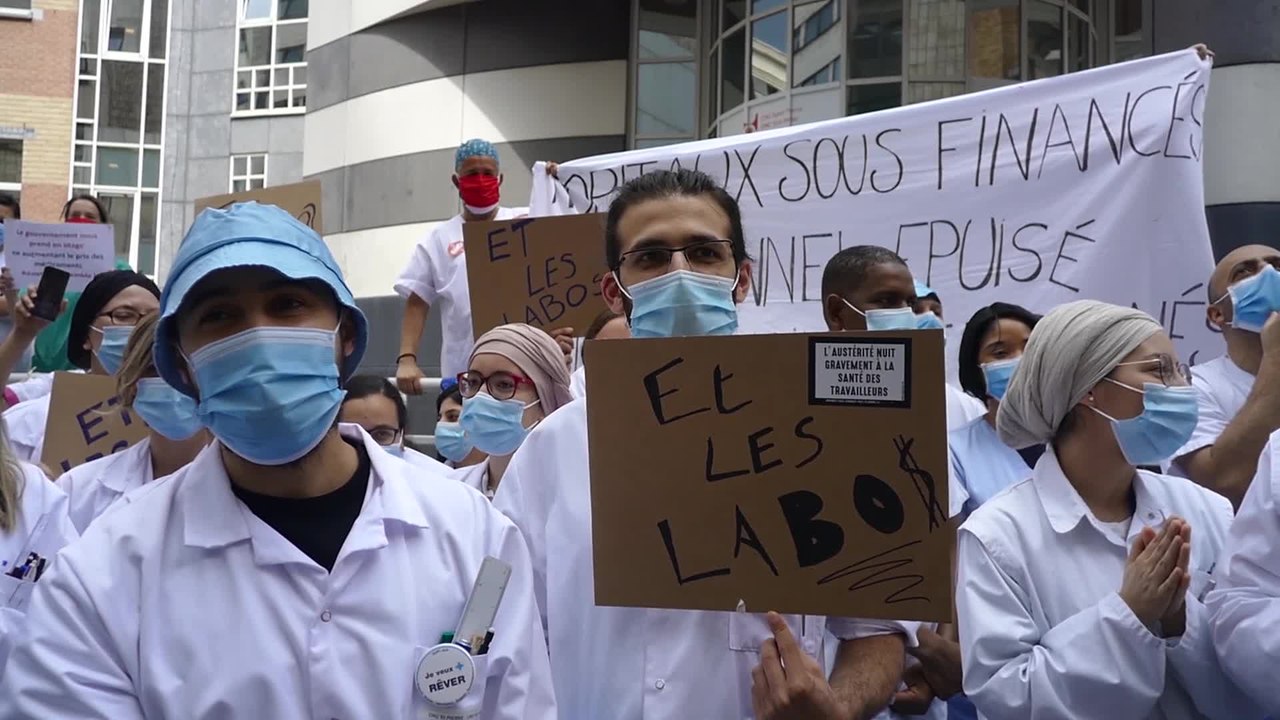 Action syndicale organisée du personnel des hôpitaux Iris de la Région de Bruxelles-Capitale