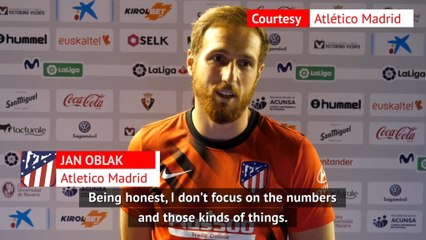 Oblak stays modest after smashing LaLiga record
