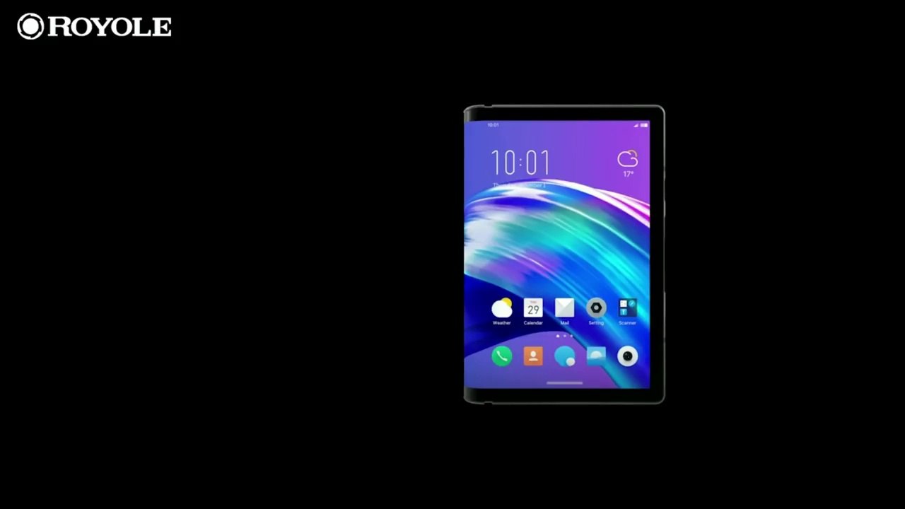 FlexPai Royole the world's first folding smartphone - official video