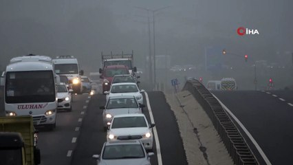 Tekirdağ sisli bir güne uyandı
