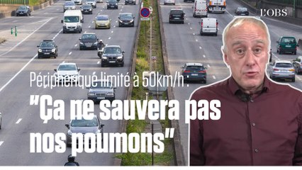 "Limiter le périphérique à 50 km/h n’améliorera pas la santé des parisiens"
