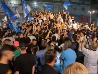 Coupe d'Italie - Scènes de liesse à Naples