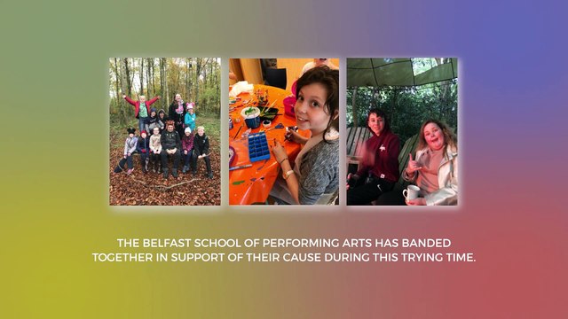 Students from Belfast School of Performing Arts perform 'Sing'