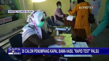 20 Calon Penumpang Kapal Palsukan Dokumen Rapid Test