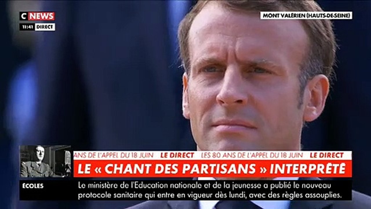 Ecoutez le « chant des partisans » interprété ce matin au Mont-Valérien à l’occasion des commémorations des 80 ans de l’Appel du 18 juin - VIDEO