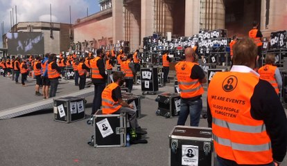 Le secteur de l’événementiel manifeste à Bruxelles