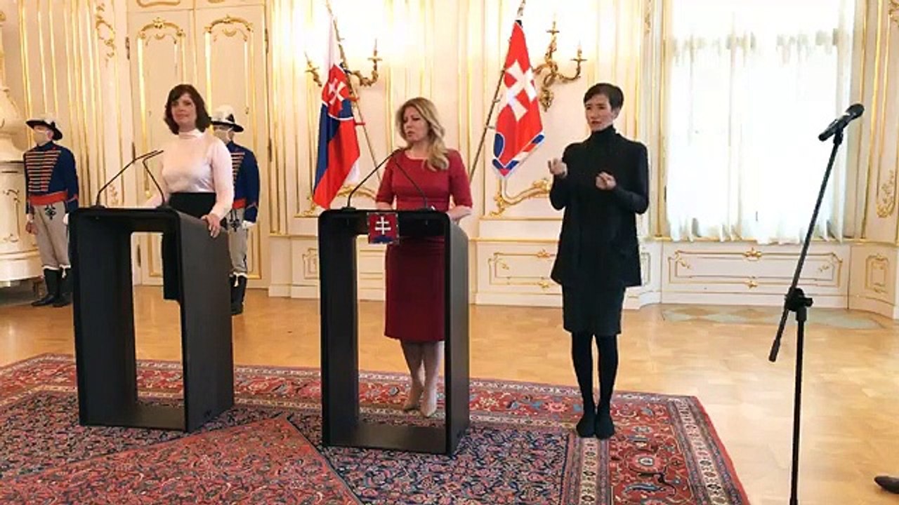 ZÁZNAM: TK prezidentky z. Čaputovej
