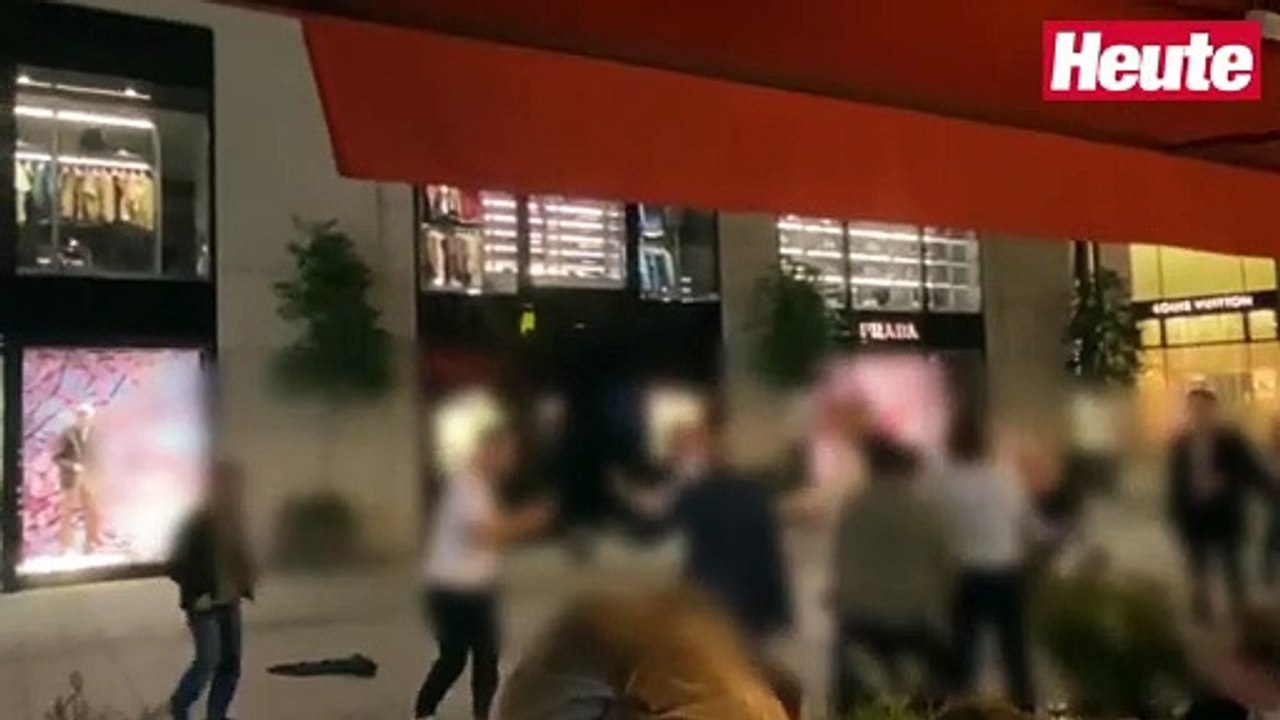 Video zeigt die Schlägerei vor Wiener Nobellokal