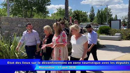 MARSEILLAN - Etat des lieux sur le déconfinement avec les députés Pascale Fontenel-personne et Christophe EUZET