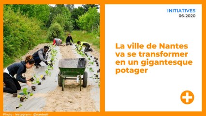 La ville de Nantes va se transformer en un gigantesque potager
