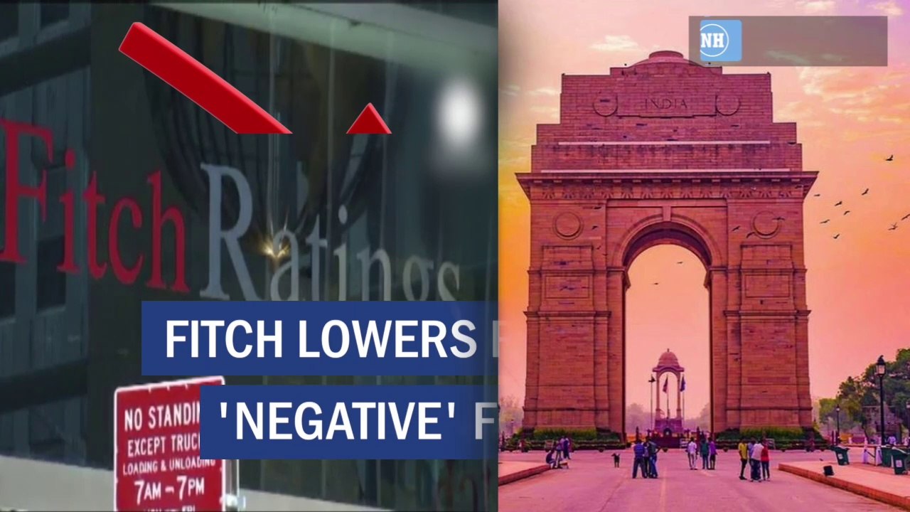 Fitch lowers ratings to 'negative' for India