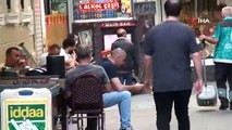 Taksim’de yasak olmasına rağmen maskesiz dolaşanlar görüldü