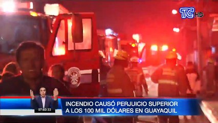 Seis casas resultados afectadas en incendio registrado en el sur de Guayaquil (2)