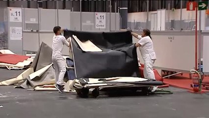 Empiezan a desmantelar definitivamente el hospital de campaña de IFEMA