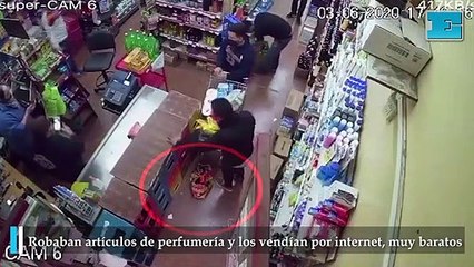 Robaban artículos de perfumería