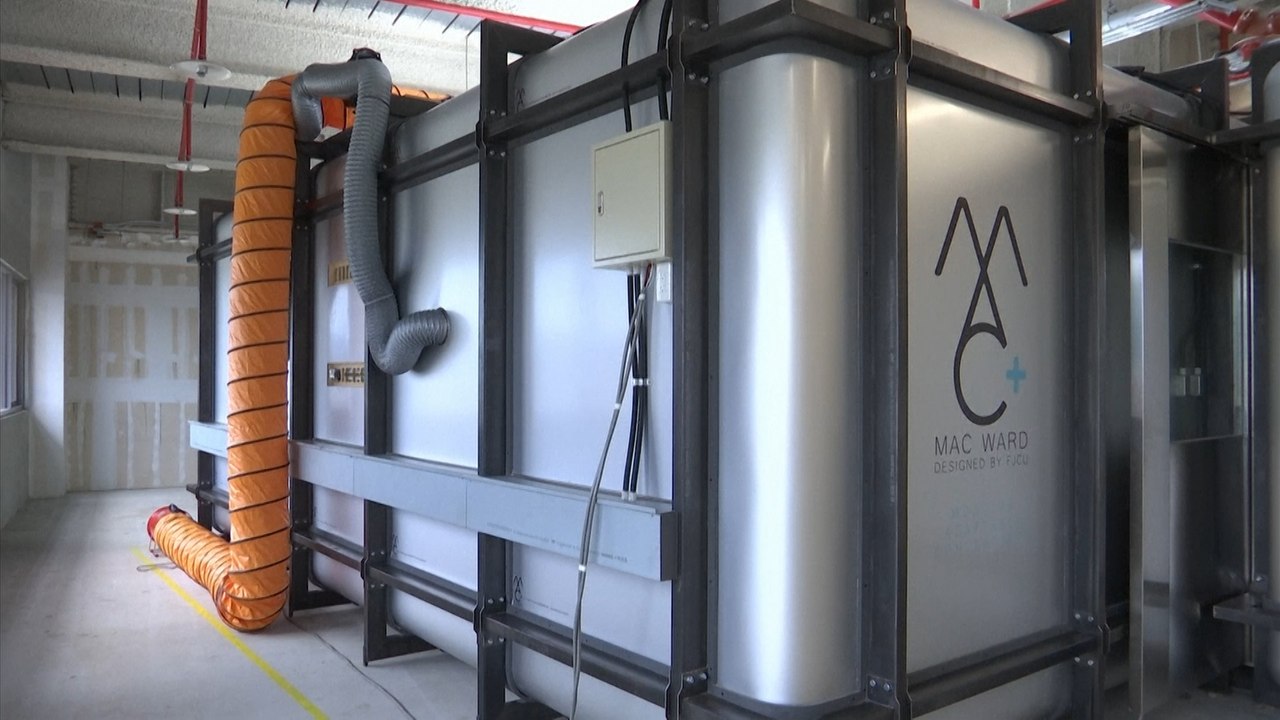 Modular ward helps add hospital beds quickly, allows doctors to treat Covid-19 patients remotely