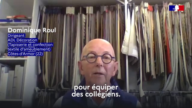 Covid-19 : ADL Décoration se mobilise dans la fabrication de masques grand public | Gouvernement