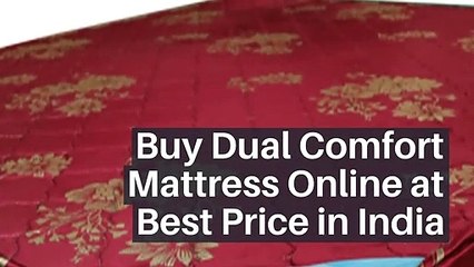 Buy Dual Comfort Mattress Online at Best Price in India - Shinysleep.com