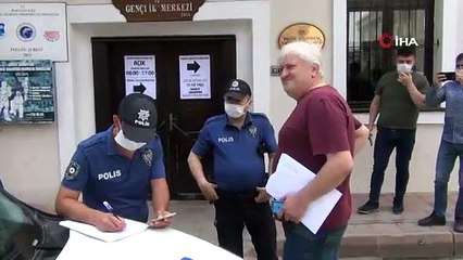 Bursa'da yasak sonrası ilk ceza kesildi