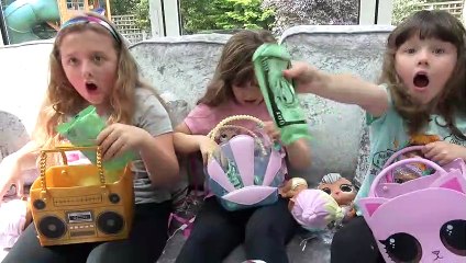 OMG!  LOL Surprise Caixa Surpresa O que está dentro com Sophia, Isabella e Alice