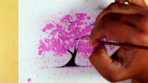 Cherry blossom tree painting