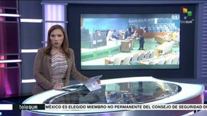 México es elegido miembro no permanente del Consejo de Seguridad