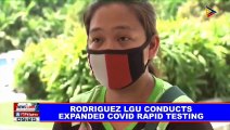 Rodriguez LGU conducts expanded CoVID rapid testing