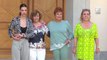 María Teresa Campos posa con Terelu, Carmen Borrego y Alejandra Rubio  en su cumpleaños