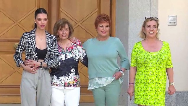María Teresa Campos posa con Terelu, Carmen Borrego y Alejandra Rubio en su cumpleaños
