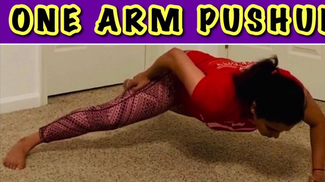 ONE ARM PUSHUPS