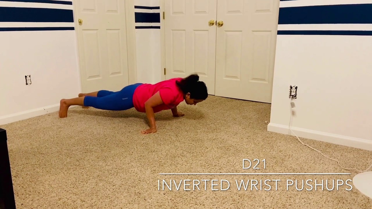 INVERTED WRIST PUSHUPS