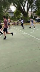 Playing Basketball with Friend Who Has Really Big Feet