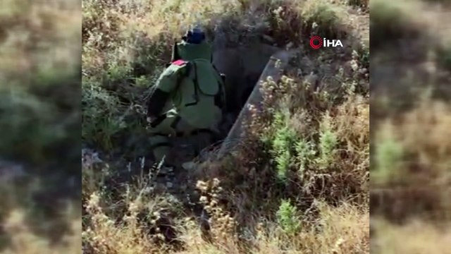 Barış Pınarı bölgesinde 68 kilogram patlayıcı ele geçirildi