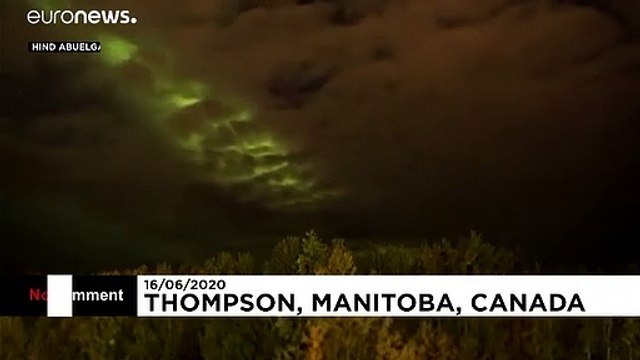 Spectaculaires aurores boréales au Canada
