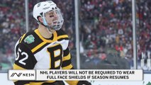 NHL Players Will Not Be Required To Wear Full Face Shields If Season Resumes