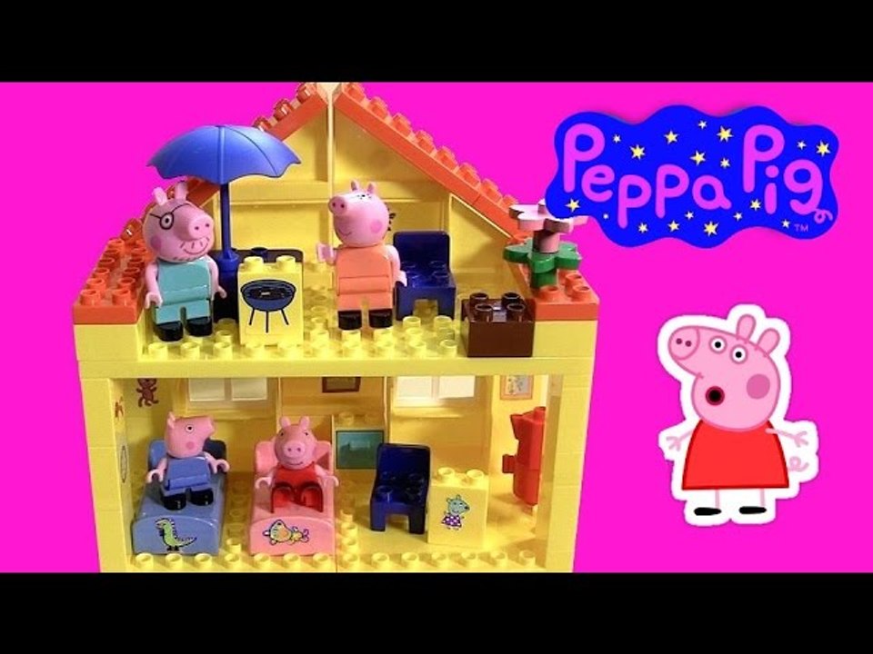 Peppa pig lego house construction hotsell
