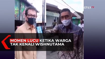 Momen Lucu Warga Tak Kenali Wishnutama Menteri Yang Tertukar