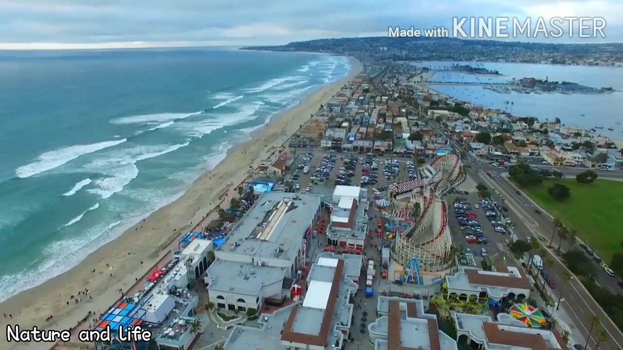 Best Costline beach | Best aerial view | Beautifull nature of Ocean | Nature and Life