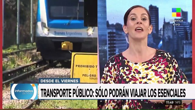 TRANSPORTE PÚBLICO | Quiénes son esenciales y quiénes exceptuados