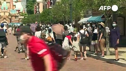 Download Video: Disneylândia de Hong Kong reabre suas portas