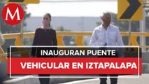 Sheinbaum inaugura puente vehicular en Eje 6 Sur