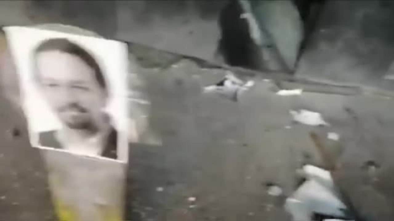 Se investiga el vídeo en el que un hombre dispara contra las fotografías de miembros del Gobierno y de Unidas Podemos