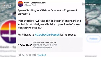 Elon Musk Confirms SpaceX is Building Floating Spaceports