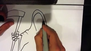 How to Draw Death - Easy Things To Draw