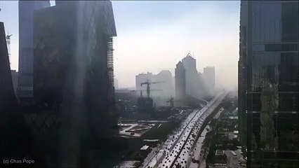 L'incroyable formation d'un nuage de pollution à Pékin