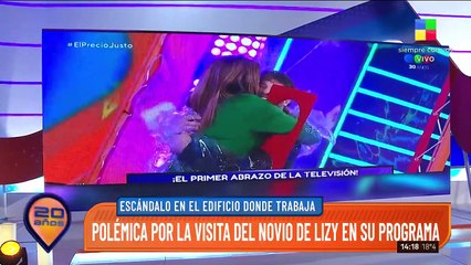 CORONAVIRUS EN LA TV | Polémica por la visita del novio de Lizy Tagliani a su programa