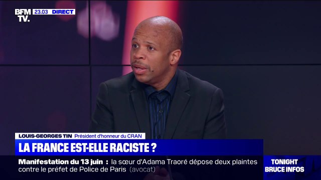 Pour Louis-George Tin (CRAN), la lutte contre le racisme ne s'améliore pas, faute de politique