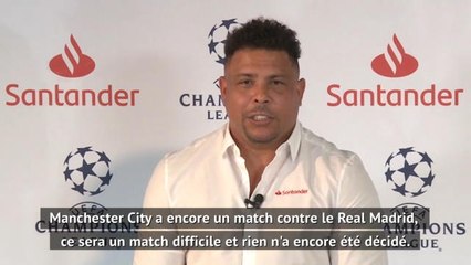 LdC - Ronaldo : "Manchester City a encore un match difficile contre le Real Madrid"