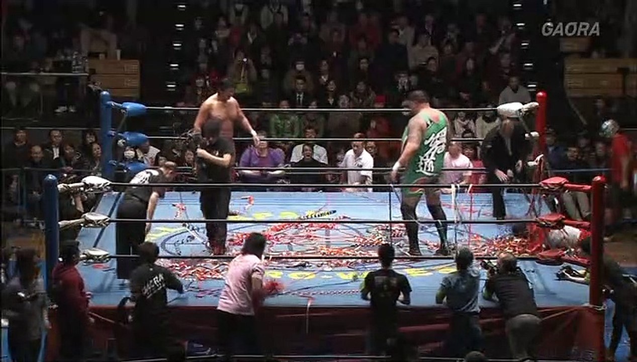 AJPW - 01-03-2014 - Akebono (c) vs. Takao Omori (Triple Crown Title)