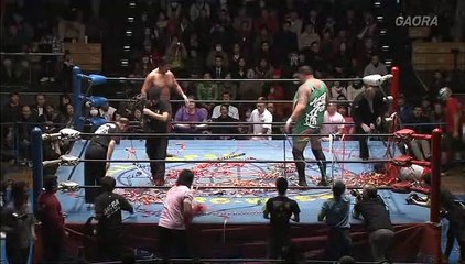 AJPW - 01-03-2014 - Akebono (c) vs. Takao Omori (Triple Crown Title)